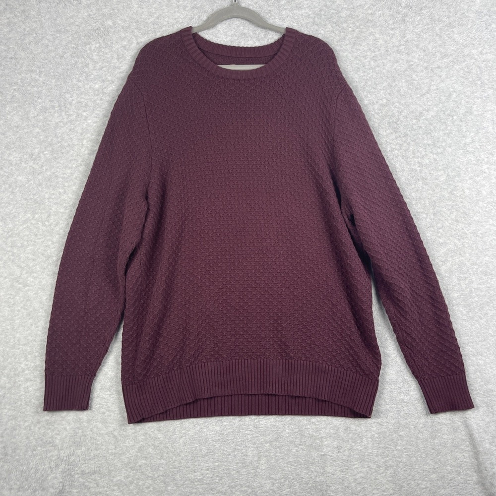 The Normal Brand Textured Crewneck Sweater Mens XXL Cozy Classic Outdoors